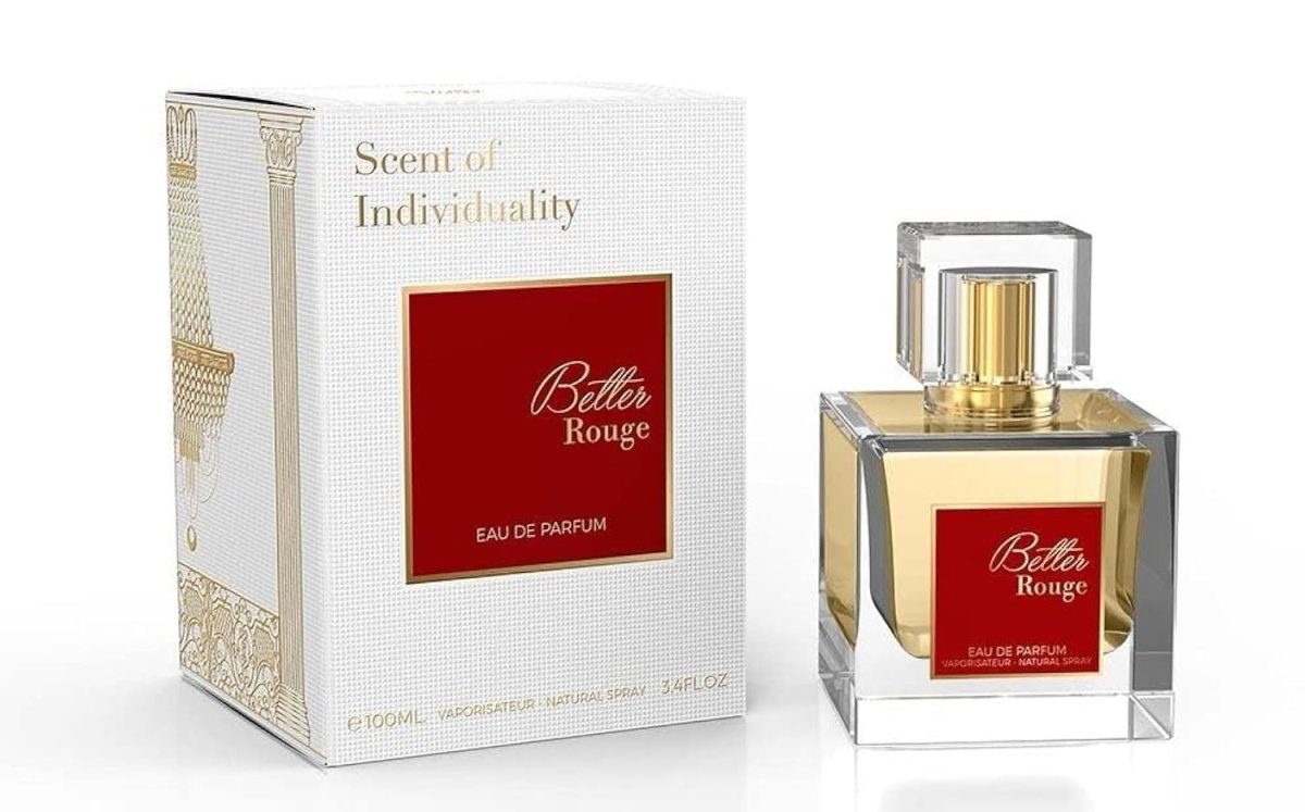 Milestone Better Rouge Eau de Parfum spray by SHOWLU FASHION STORE, woody floral fragrance in a 100 ml vaporizer.