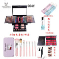 Miss Rose Piano Box matte eye shadow and blush makeup palette with multiple shades, compact design, and colorful packaging.