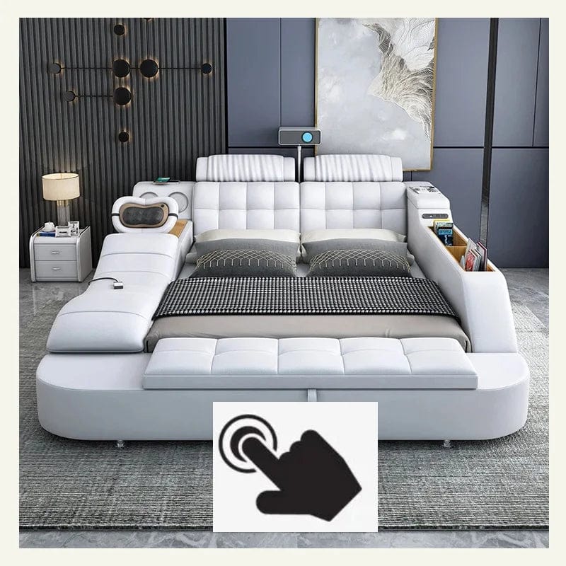 Modern design bedroom furniture bedroom sets bed frame multi - functional electric massage bed - SHOWLU FASHION STORE