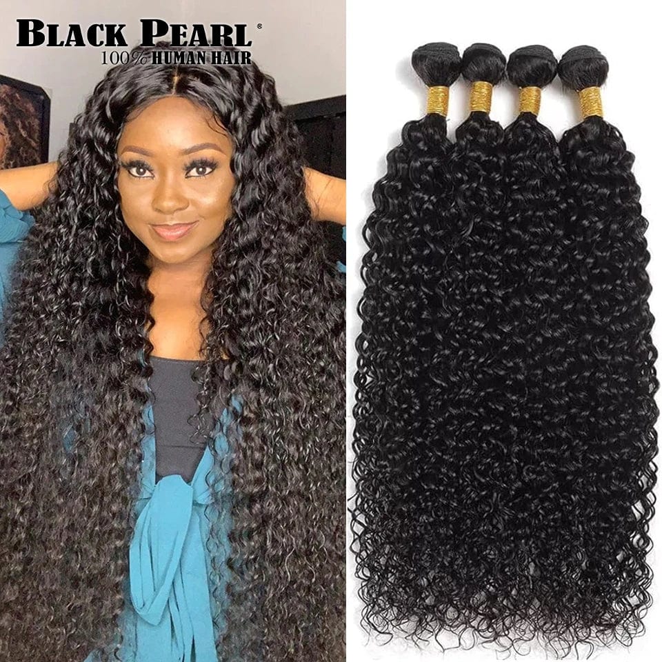 Black Pearl Mongolian Afro Kinky Curly Virgin Human Hair Weave Bundles, 134 pcs, unprocessed natural human hair extensions.