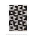 Handwoven Namo Chessboard Knitting Office Blanket in soft milk cotton, featuring a checkered pattern, ideal for cozy office decor.