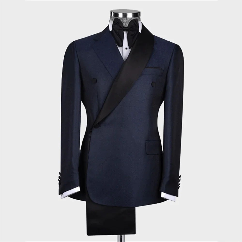 Slim fit men's cotton linen tuxedo suit with notch and shawl lapel, suitable for wedding, formal, or business occasions.