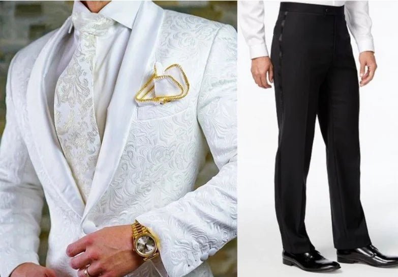 New Arrival Royal Blue Floral Men Suits For Wedding Latest Designs Groom Tuxedos Shawl Lapel Suit Men Groomsmen Best Man Blazer - SHOWLU FASHION STORE
