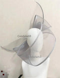 Showlu Black Pillbox Hat for women, elegant wedding fascinator headpiece with hair clip, ideal for church, party, or special occasions