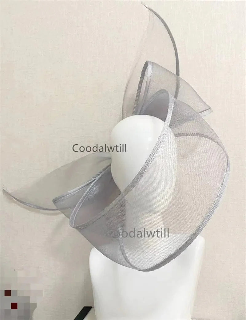 Showlu Black Pillbox Hat for women, elegant wedding fascinator headpiece with hair clip, ideal for church, party, or special occasions