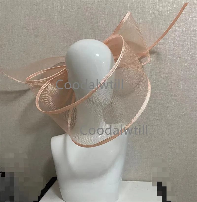 Elegant black Showlu pillbox hat with fascinator style, perfect for weddings, parties, and special occasions for women.