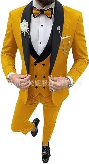 New Business Casual Plus Men's Suit Host Banquet Suit Best Man Groom Dress Trajes Elegante Para Hombres Costume Homme - SHOWLU FASHION STORE