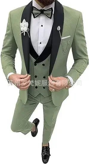 New Business Casual Plus Men's Suit Host Banquet Suit Best Man Groom Dress Trajes Elegante Para Hombres Costume Homme - SHOWLU FASHION STORE