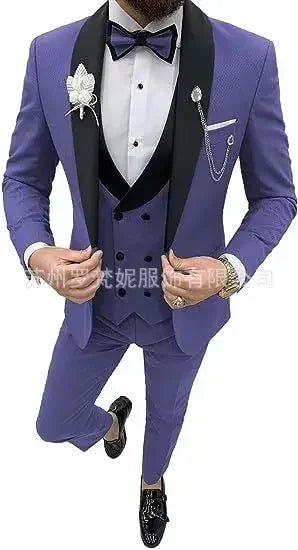 New Business Casual Plus Men's Suit Host Banquet Suit Best Man Groom Dress Trajes Elegante Para Hombres Costume Homme - SHOWLU FASHION STORE
