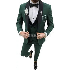 New Business Casual Plus Men's Suit Host Banquet Suit Best Man Groom Dress Trajes Elegante Para Hombres Costume Homme - SHOWLU FASHION STORE