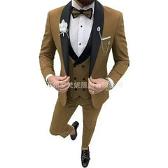 New Business Casual Plus Men's Suit Host Banquet Suit Best Man Groom Dress Trajes Elegante Para Hombres Costume Homme - SHOWLU FASHION STORE