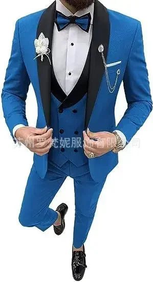 New Business Casual Plus Men's Suit Host Banquet Suit Best Man Groom Dress Trajes Elegante Para Hombres Costume Homme - SHOWLU FASHION STORE