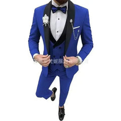 New Business Casual Plus Men's Suit Host Banquet Suit Best Man Groom Dress Trajes Elegante Para Hombres Costume Homme - SHOWLU FASHION STORE