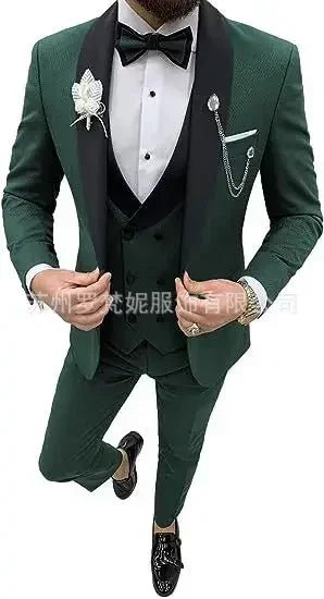 New Business Casual Plus Men's Suit Host Banquet Suit Best Man Groom Dress Trajes Elegante Para Hombres Costume Homme - SHOWLU FASHION STORE