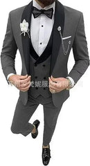 New Business Casual Plus Men's Suit Host Banquet Suit Best Man Groom Dress Trajes Elegante Para Hombres Costume Homme - SHOWLU FASHION STORE