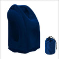 Showlu inflatable travel pillow with chin and neck support, portable PVC design ideal for airplane, car, bus, train, or office use.