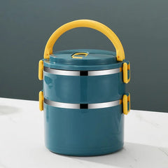New Portable Thermal Lunch Box Set of Adult Stainless Steel Thermal Lunch Box for Hot Food Thermal Lunch Bag Neutral - SHOWLU FASHION STORE