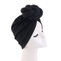 Women’s 3D flower turban hat by Showlu Fashion, soft beanie headscarf with large floral design, perfect for chemo or special occasions.