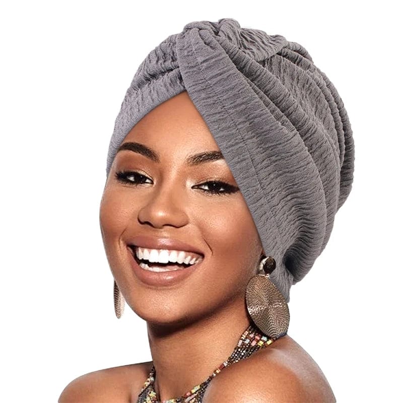 New Women Muslim Twist Turban Cap Wrap Head Scarf Elastic Head Wrap Headwear Bandanas Lady Hair Hats Beanie islamic underscarf - SHOWLU FASHION STORE