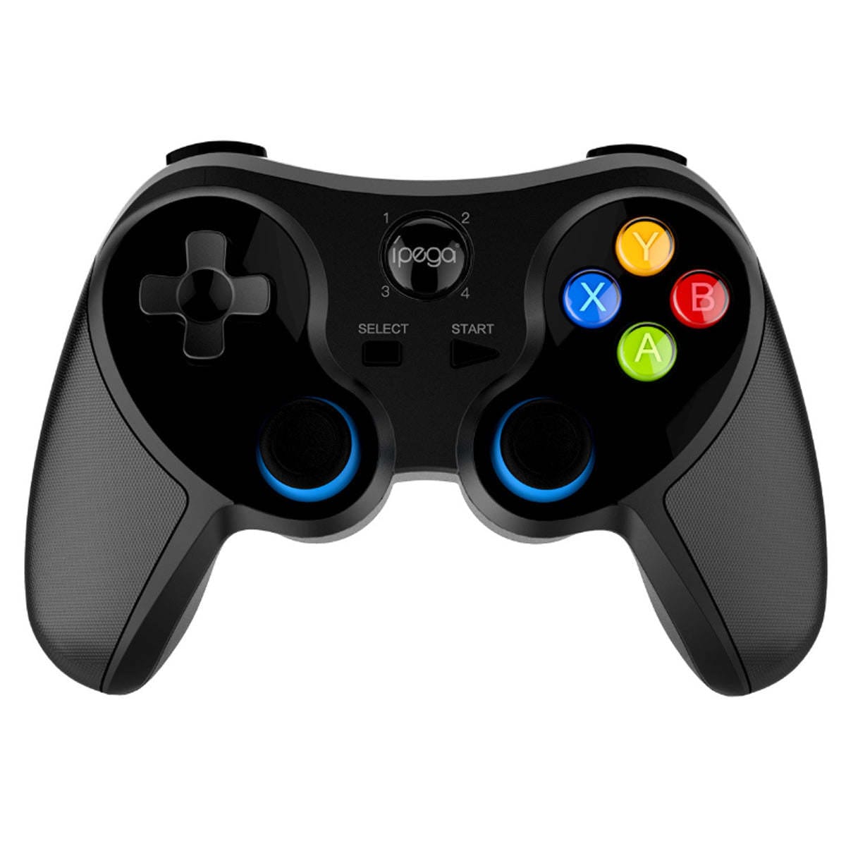 Doba wireless ergonomic Bluetooth game controller for iOS and Android with joysticks and buttons for mobile gaming.