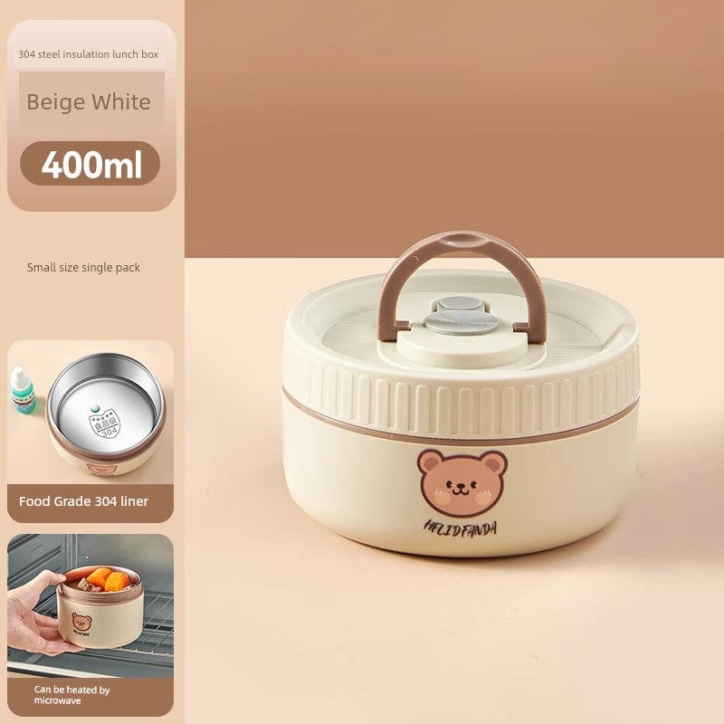 Showlu Fashion Store Worthbuy 316 stainless steel insulated lunch box for office, microwave safe, durable, and leak-proof for daily use.