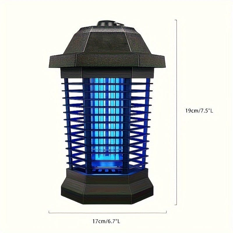 Showlu Electric Outdoor Bug Zapper with plastic outer casing, designed to attract and kill flies and mosquitoes efficiently.
