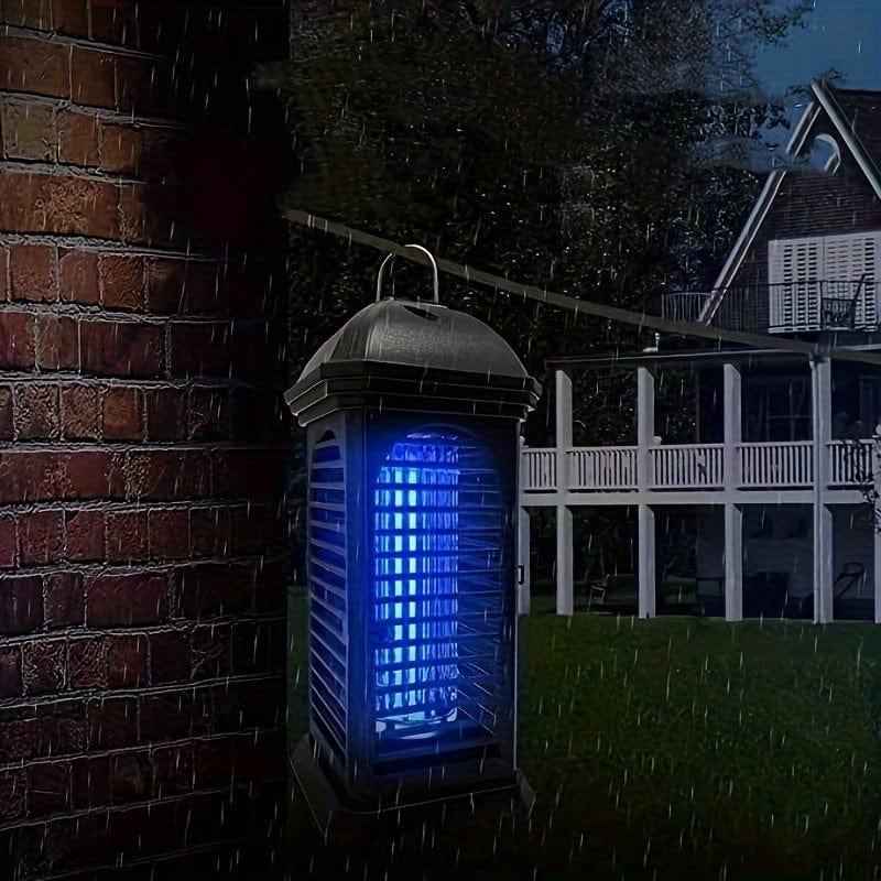 Showlu outdoor electric mosquito killer with US plug, designed to eliminate pests in patios and yards using 110V plug-in insect eliminator