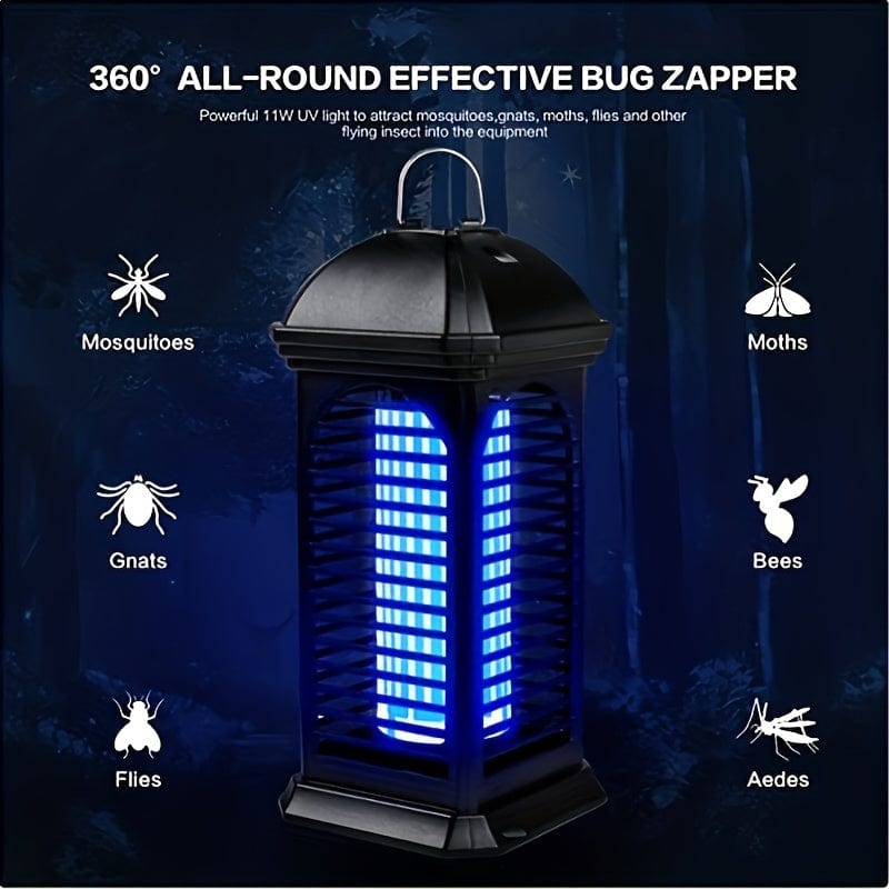 Showlu Outdoor Electric Mosquito Killer with US plug, ideal for patio and yard pest control, 110V plug-in insect eliminator.