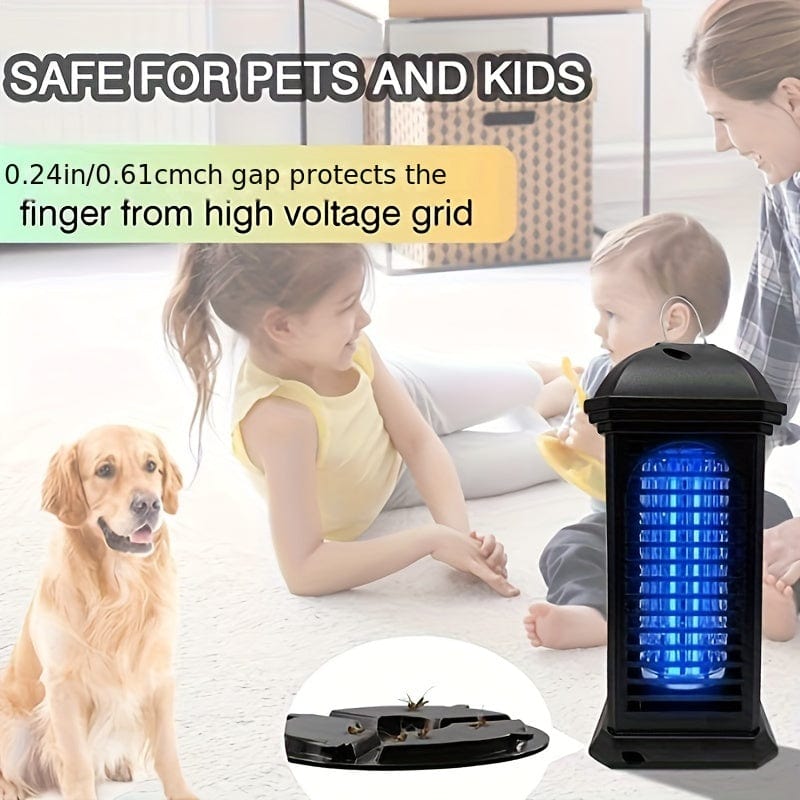 Showlu outdoor electric mosquito killer with US plug, designed for patio and yard pest control, 110V insect eliminator.