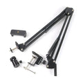 Showlu LS aluminum overhead tripod stand for smartphones, used for table video recording and overhead photography.