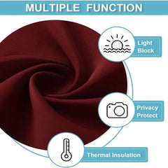 Pack Of 1 Room Divider BlackOut Curtain for Living Room, Noise Reduction Curtain with Anti - Rust Grommet Top Blackout Curtain - SHOWLU FASHION STORE