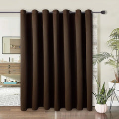 Pack Of 1 Room Divider BlackOut Curtain for Living Room, Noise Reduction Curtain with Anti - Rust Grommet Top Blackout Curtain - SHOWLU FASHION STORE