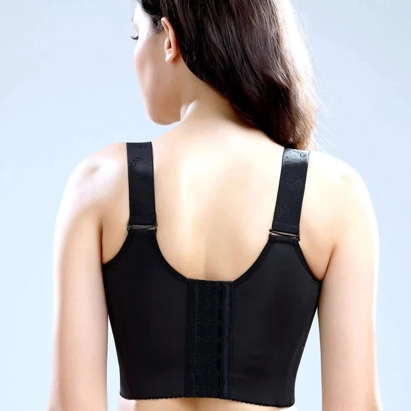 NUYIMEI women's lace push-up bra with floral padding, wire-free design, available in plus sizes with C to E cups, stylish lingerie.
