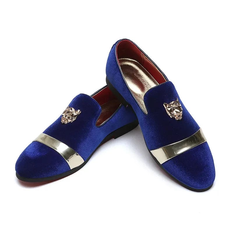 UVRCOSS men's faux suede slip-on loafers, stylish luxury wedding party shoes with a sleek design and Italian-inspired craftsmanship.