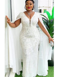 Plus-size African sequin dashiki Ankara maxi dress for women, featuring vibrant patterns, bodycon fit, and elegant evening style.