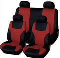 Universal polyester car seat cover set by Showlu Fashion, includes 8 all-season interior cushions for a comfortable fit.