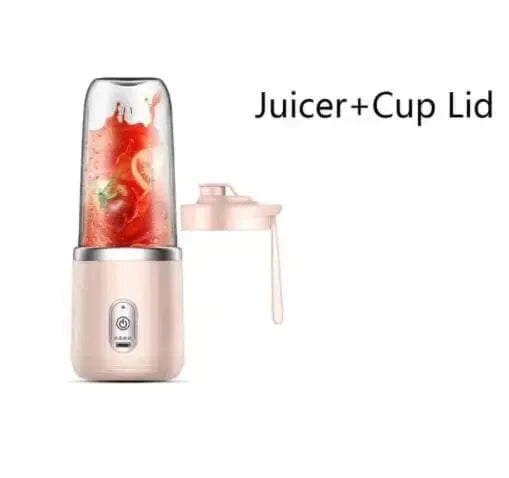 SHOWLU Portable Electric Blender with 6 blades, 500ml capacity, used for smoothies, ice crushing, and fresh juice preparation.