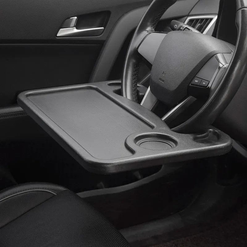 Showlu Fashion Store EAFC car steering wheel desk with laptop mount and food tray, ideal for eating or working on the go.