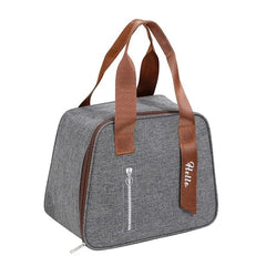 Portable Lunch Bag Lunch Box Insulated Canvas Tote Pouch School Bento Portable Dinner Container Picnic Food Storage - SHOWLU FASHION STORE