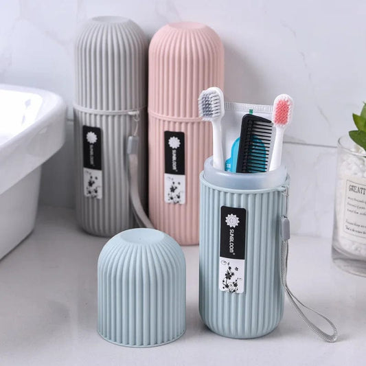 Portable Toothbrush Toothpaste Holder Toothbrush Case Farewell Hotel Disposable Toothbrush - paste Travel Camping Outdoor Bathroom - SHOWLU FASHION STORE