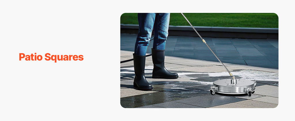 Showlu Smart General rotary surface cleaner attachment for pressure washers, featuring a circular cleaning head for efficient surface cleaning.