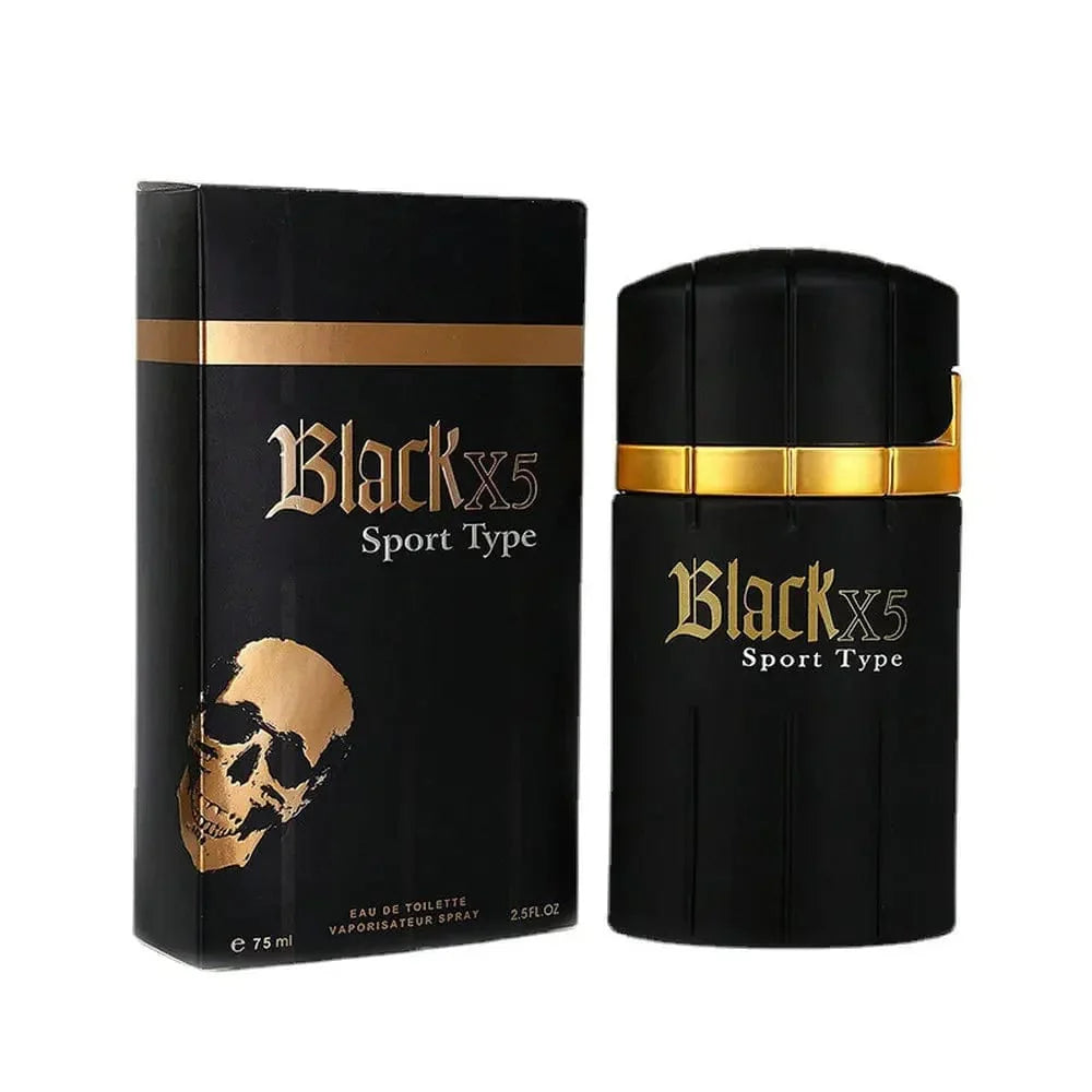 Showlu Fashion Men's Woody Eau De Parfum bottle with 75ml size, showcasing a sophisticated woody fragrance for men.