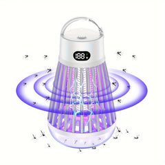 Rechargeable 2 - in - 1 Mosquito And Fly Killer Lamp, USB LED Light Trap, Portable Cordless Electric Insect Zapper For Home, Backyard, Camping, Indoor & Outdoor Use - SHOWLU FASHION STORE