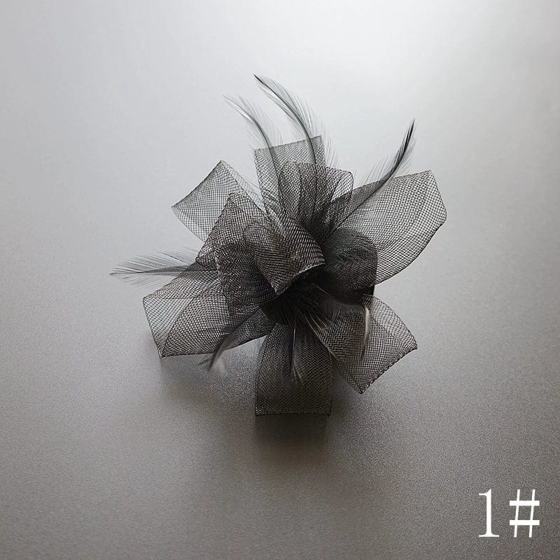 Republic of China Cheongsam Retro Black Billycock Catwalk Veil - SHOWLU FASHION STORE