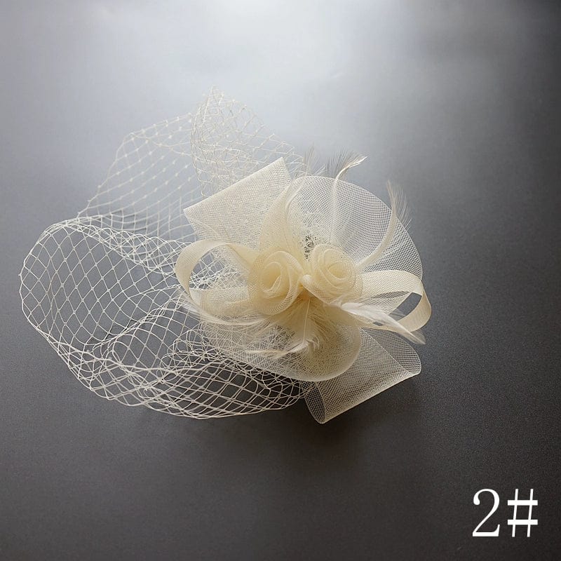 Retro black cheongsam with Billycock veil and catwalk side clip, elegant traditional Chinese-inspired fashion accessory.