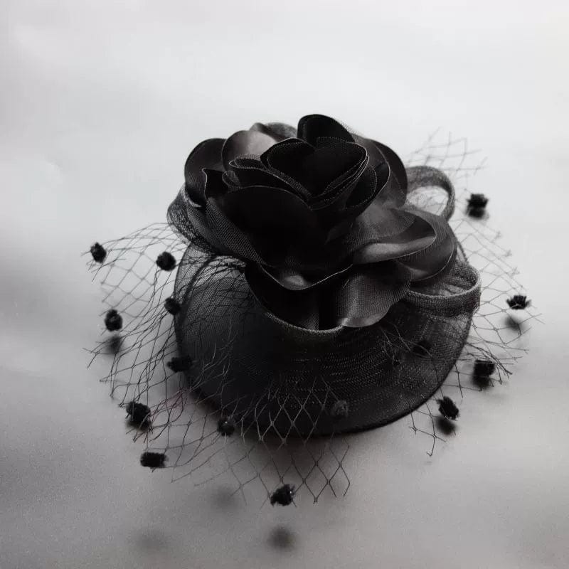 Showlu Retro Gauze Satin Hair Clip, vintage-inspired accessory designed for photography and stage performances.
