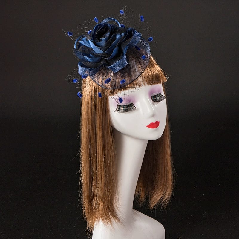 Showlu Retro Gauze Satin Hair Clip for photography and stage performances, featuring vintage-inspired gauze and satin design.