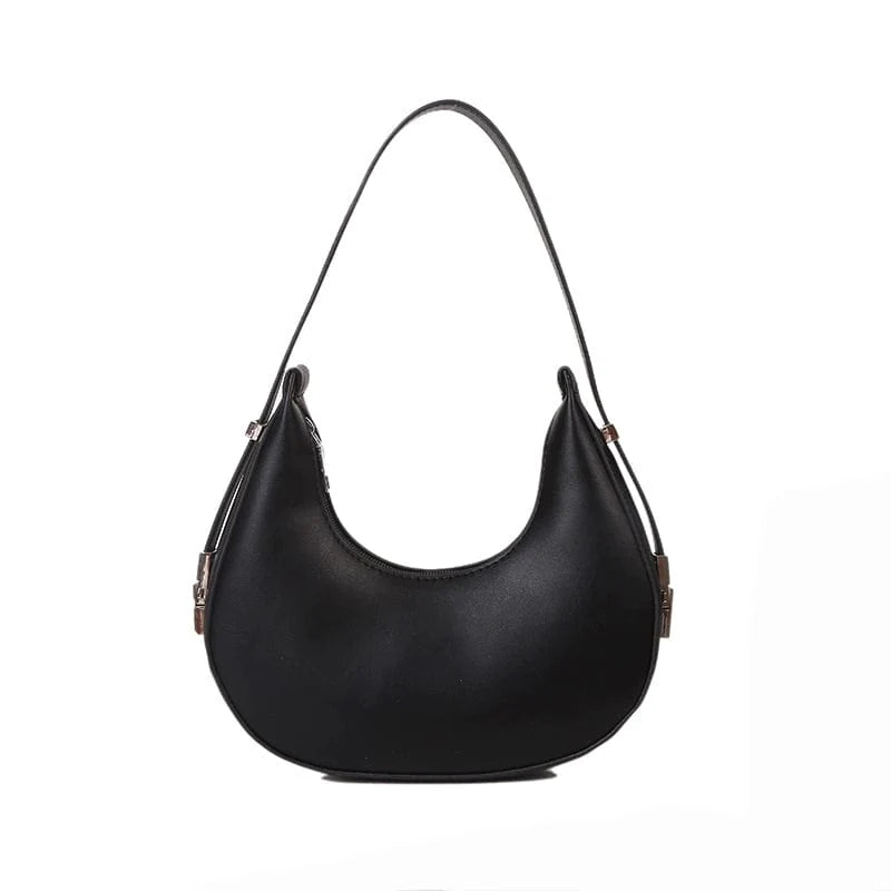 Small SHOWLU FASHION STORE Chenxi retro PU leather shoulder bag with underarm design, casual satchel style, perfect for everyday use.
