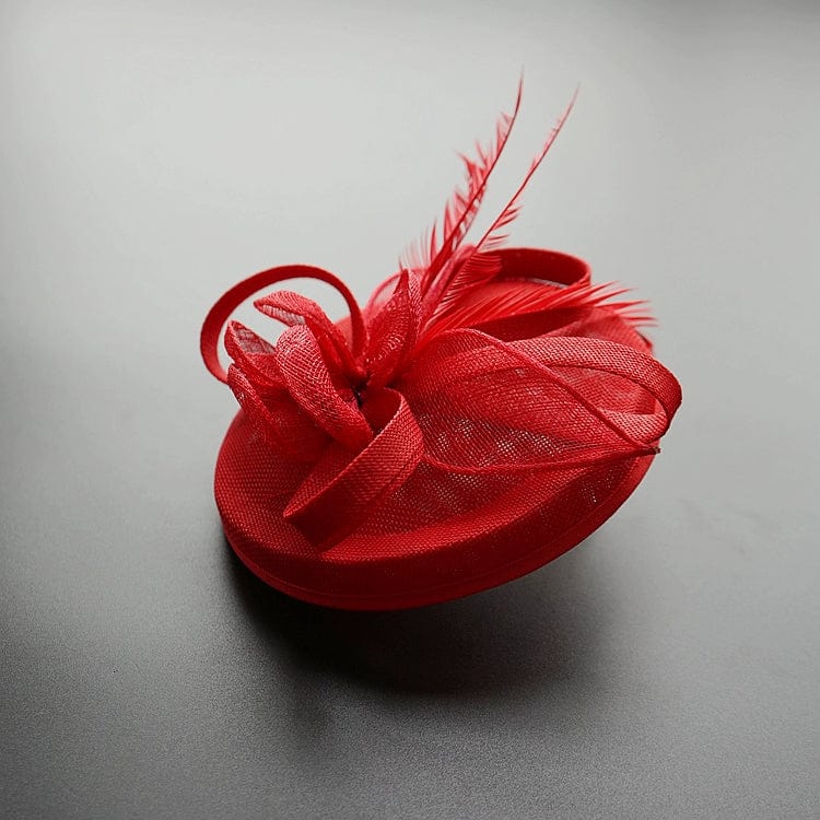 Showlu Retro Gauze Billycock side clip, elegant cheongsam hair accessory with vintage style for formal or dinner events.