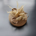 Retro gauze Billycock side clip hair accessory by Showlu Fashion Store, featuring elegant cheongsam-inspired design for stylish occasions.